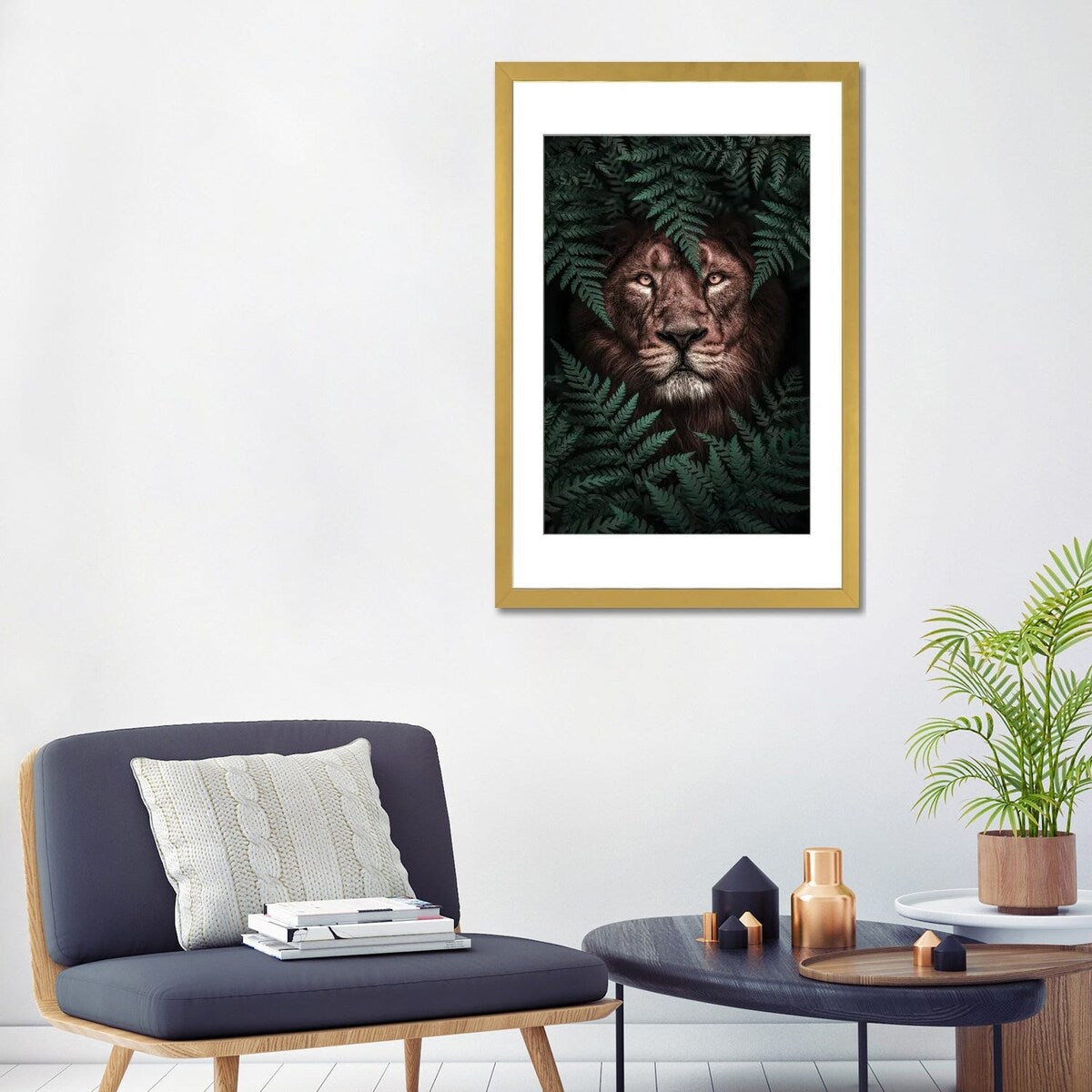 iCanvas "The Lion" by Al Barizi