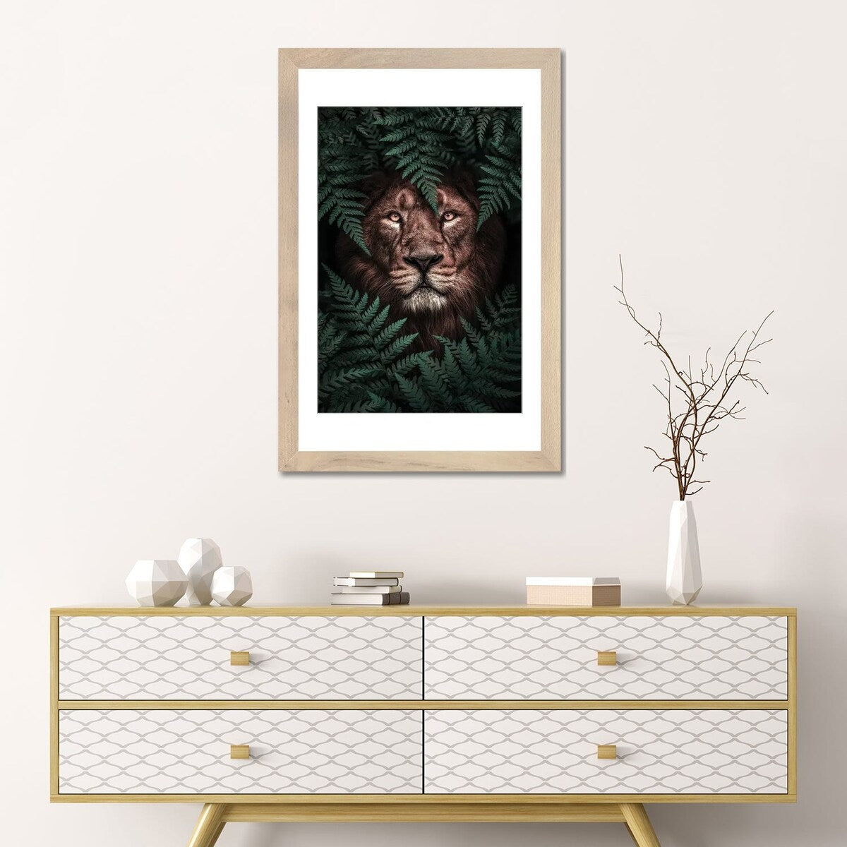 iCanvas "The Lion" by Al Barizi