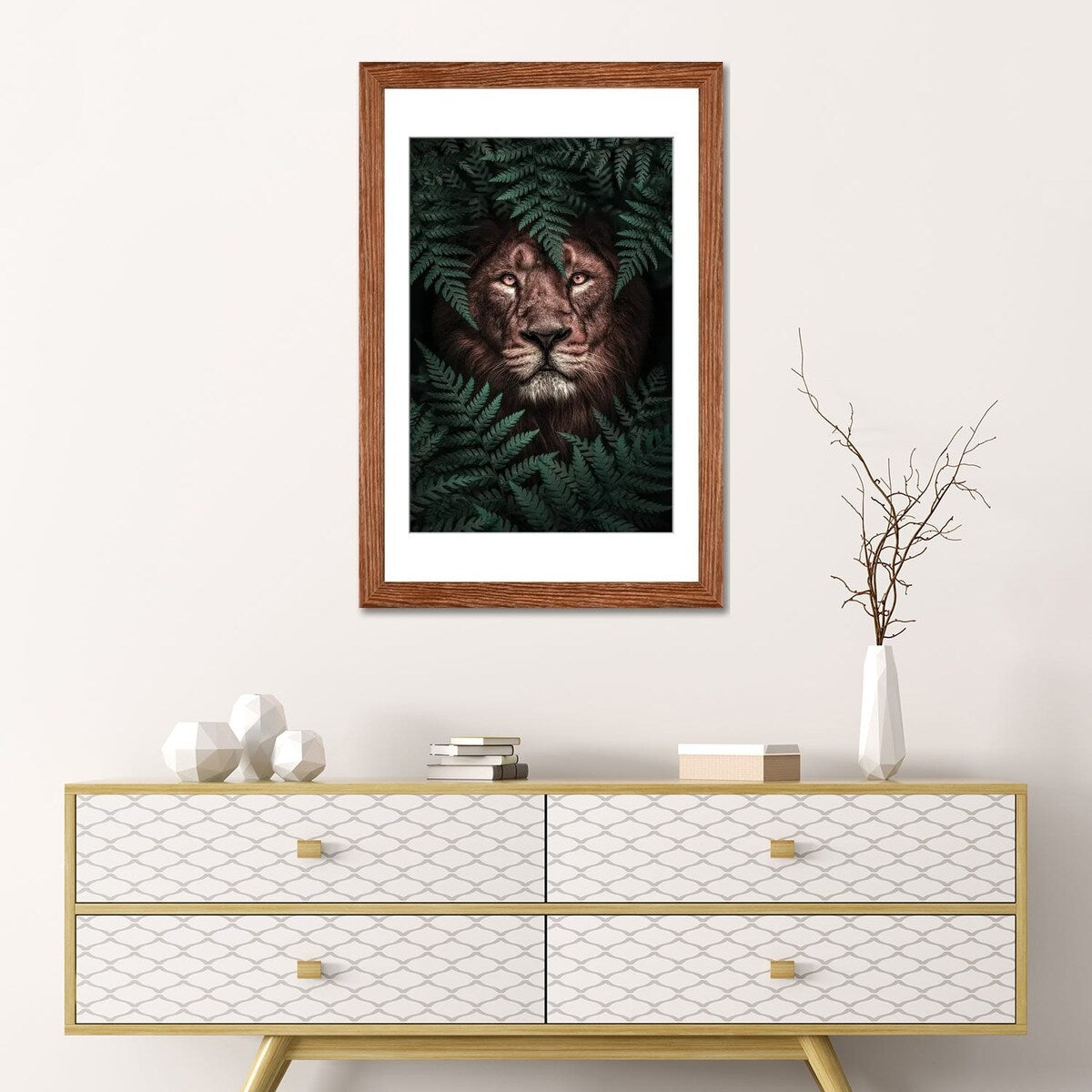 iCanvas "The Lion" by Al Barizi