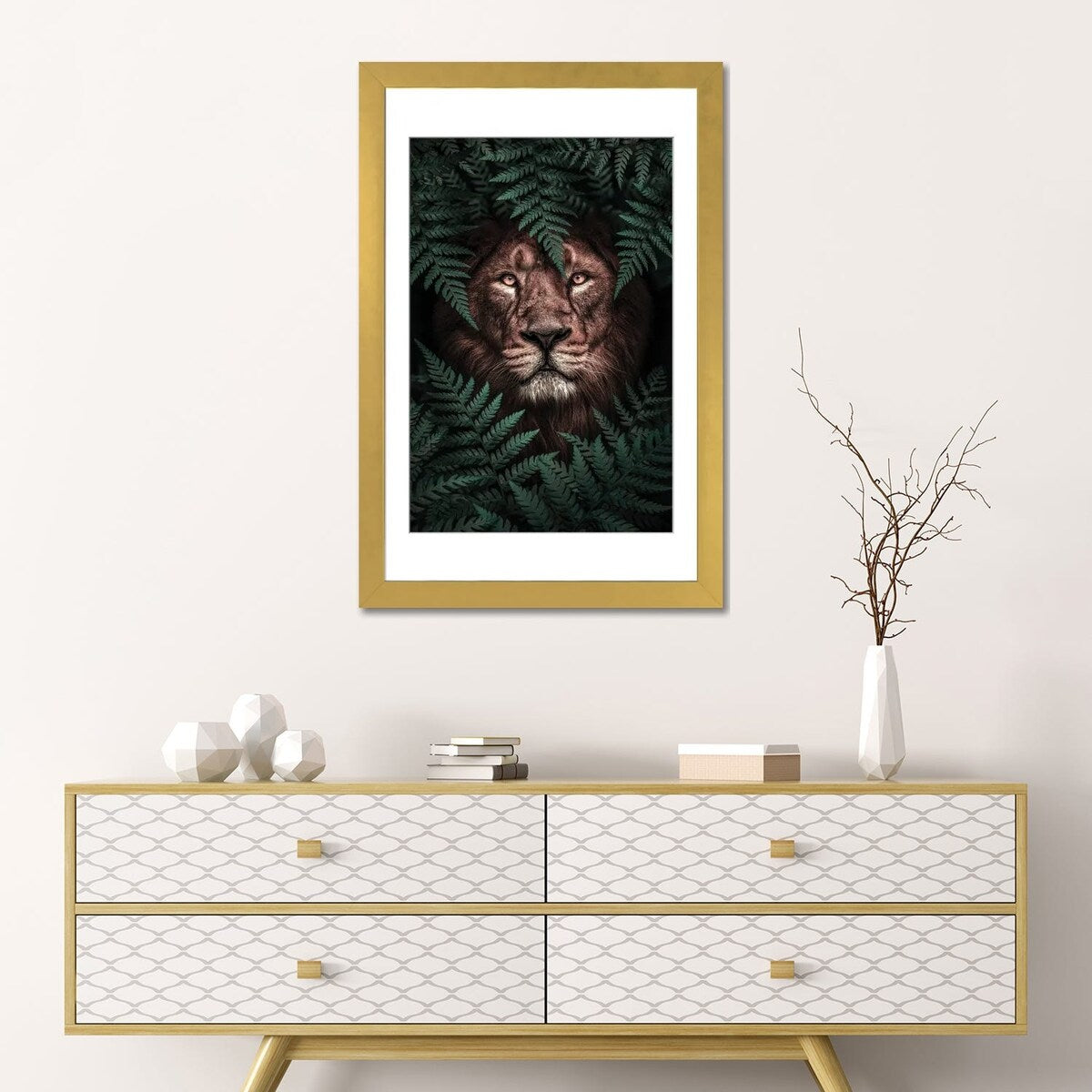 iCanvas "The Lion" by Al Barizi