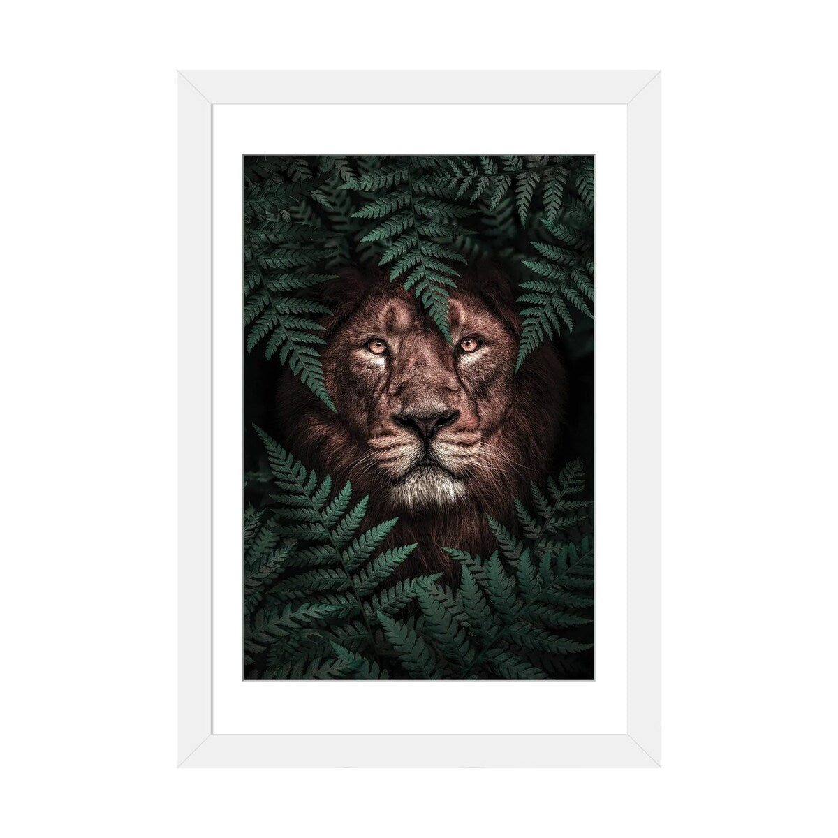 iCanvas "The Lion" by Al Barizi