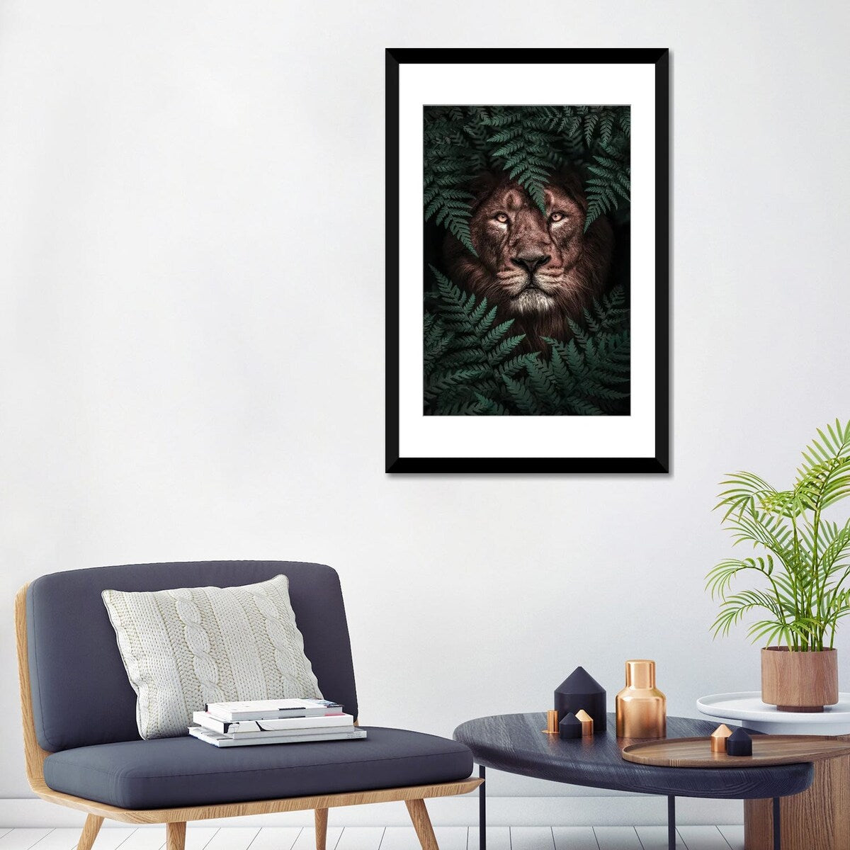 iCanvas "The Lion" by Al Barizi