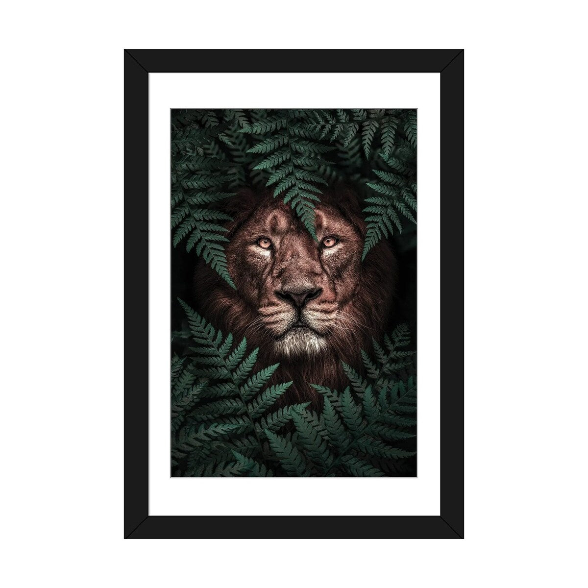 iCanvas "The Lion" by Al Barizi