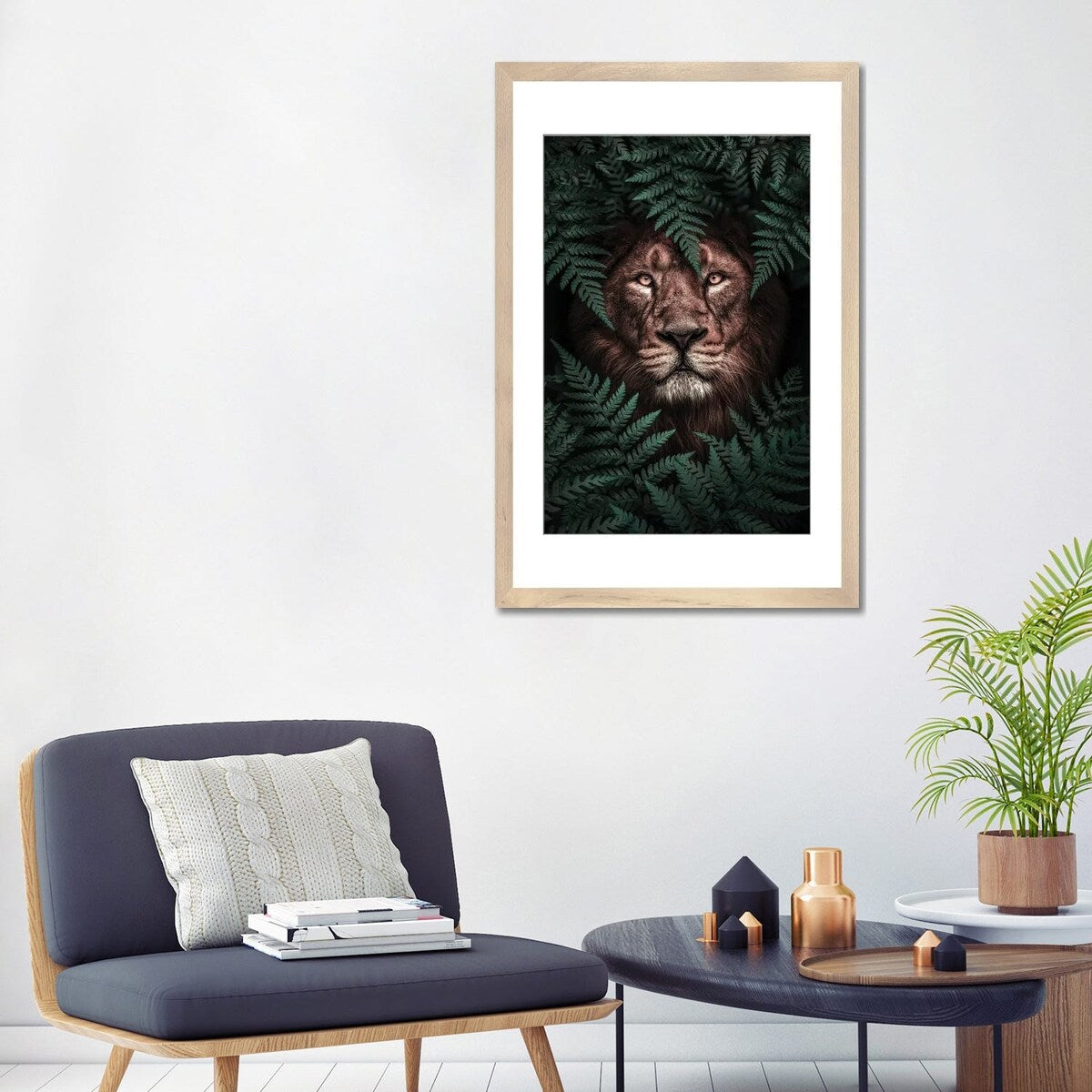 iCanvas "The Lion" by Al Barizi