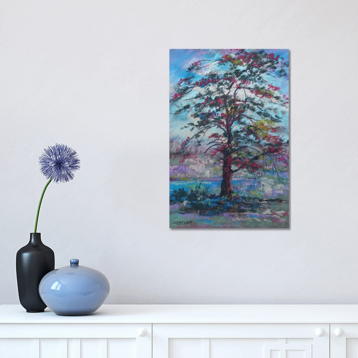 iCanvas "The Lone Tree" by Sharon Sunday Canvas Print