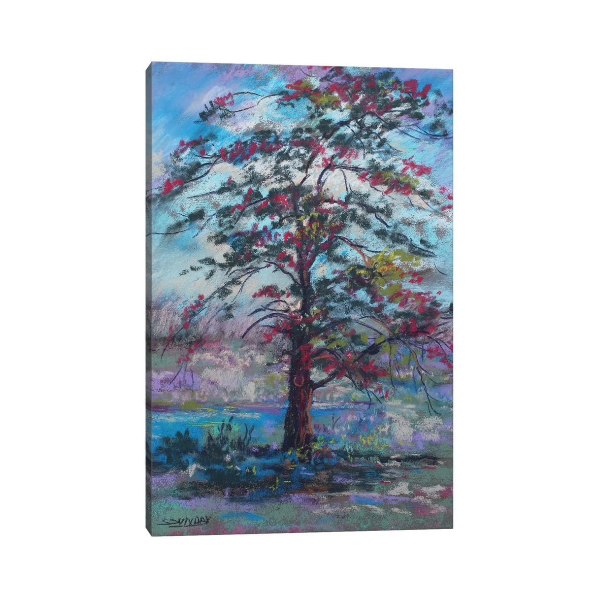 iCanvas "The Lone Tree" by Sharon Sunday Canvas Print