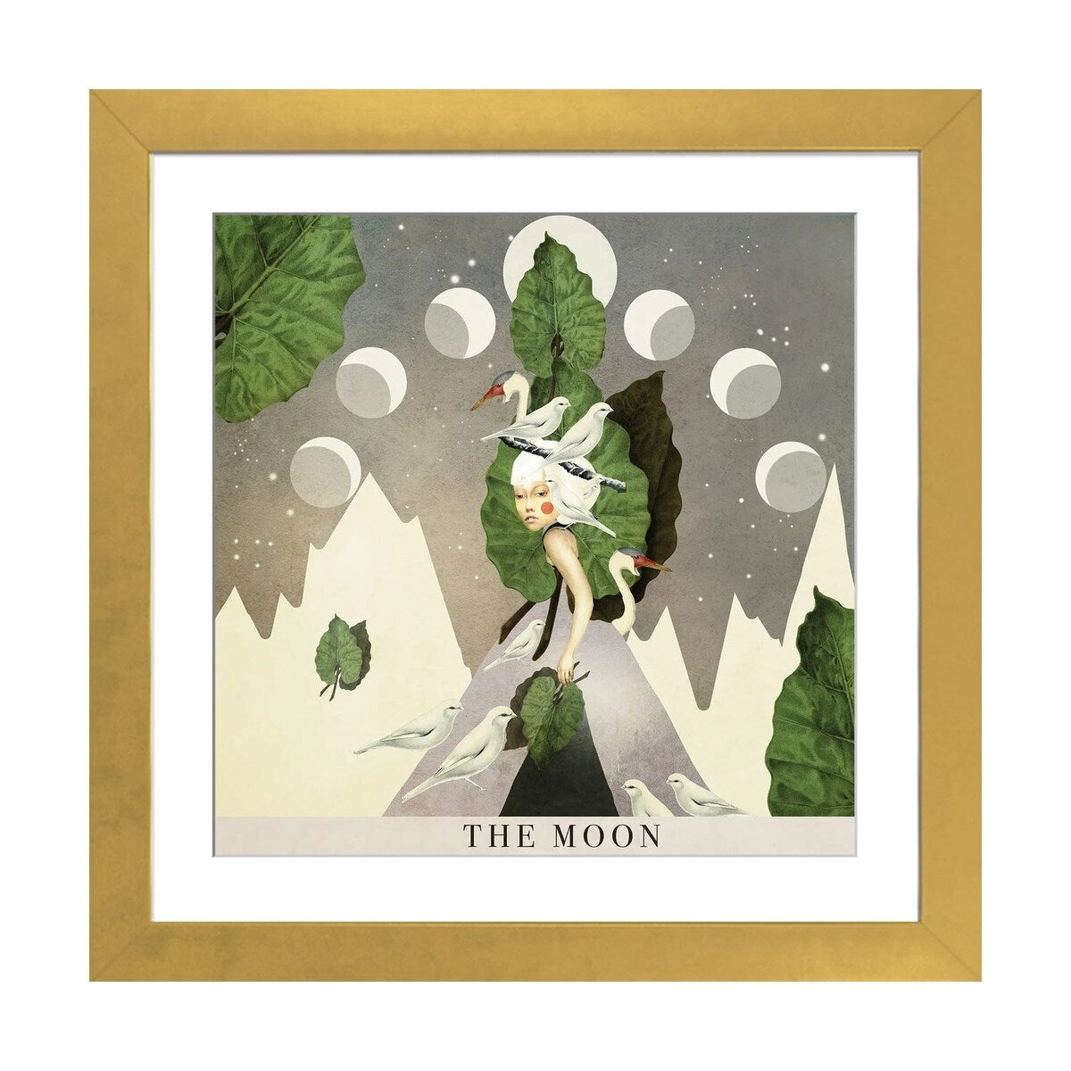 iCanvas "The Moon" by Nika Novich