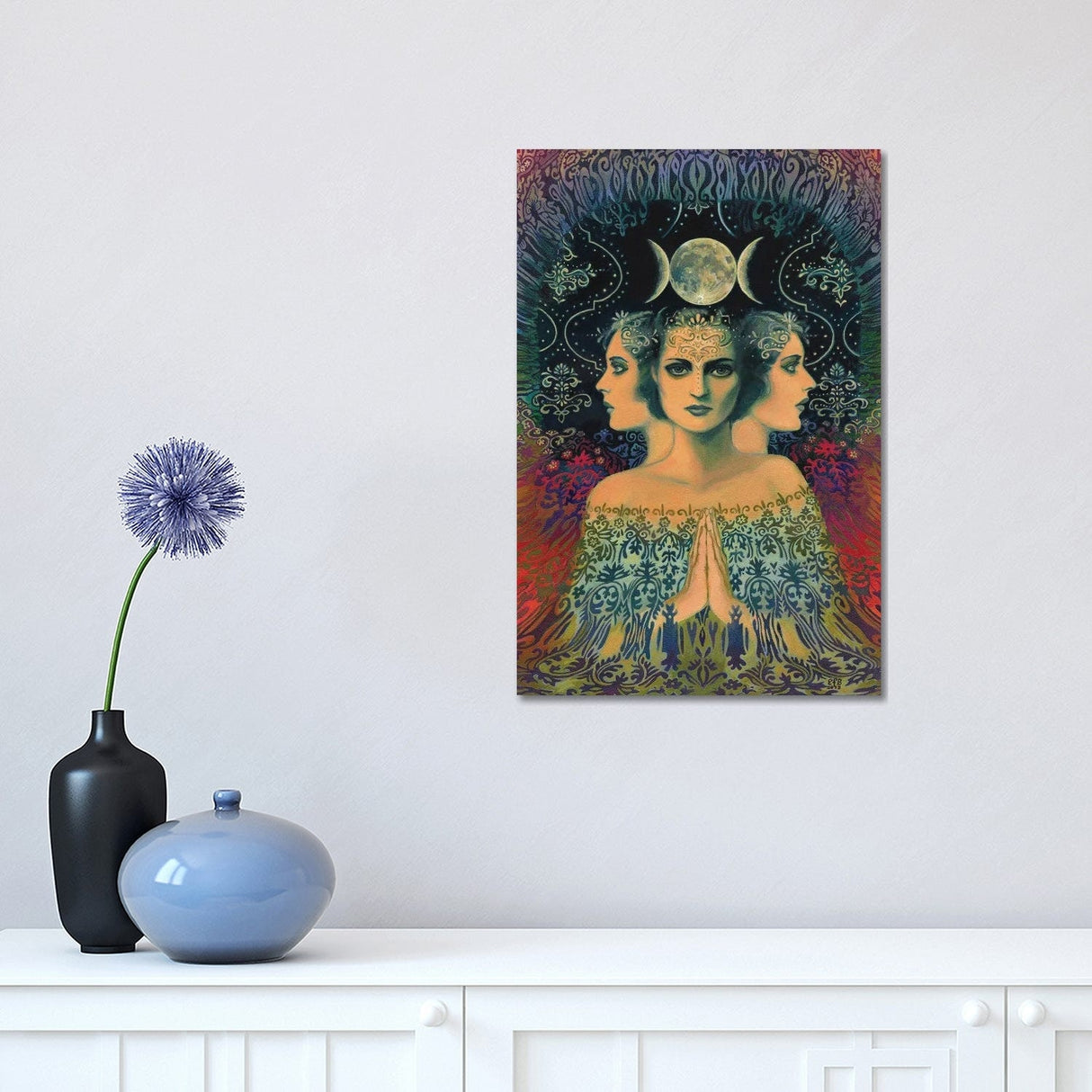 iCanvas "The Moon: Goddess Of Mystery" by Emily Balivet Canvas Print