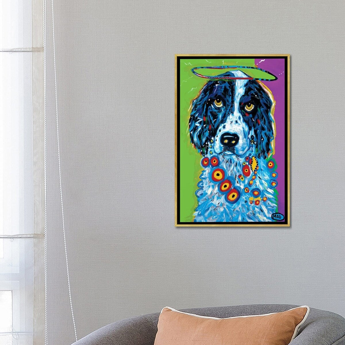 iCanvas "The Saint" by MADdog Art Gallery Framed