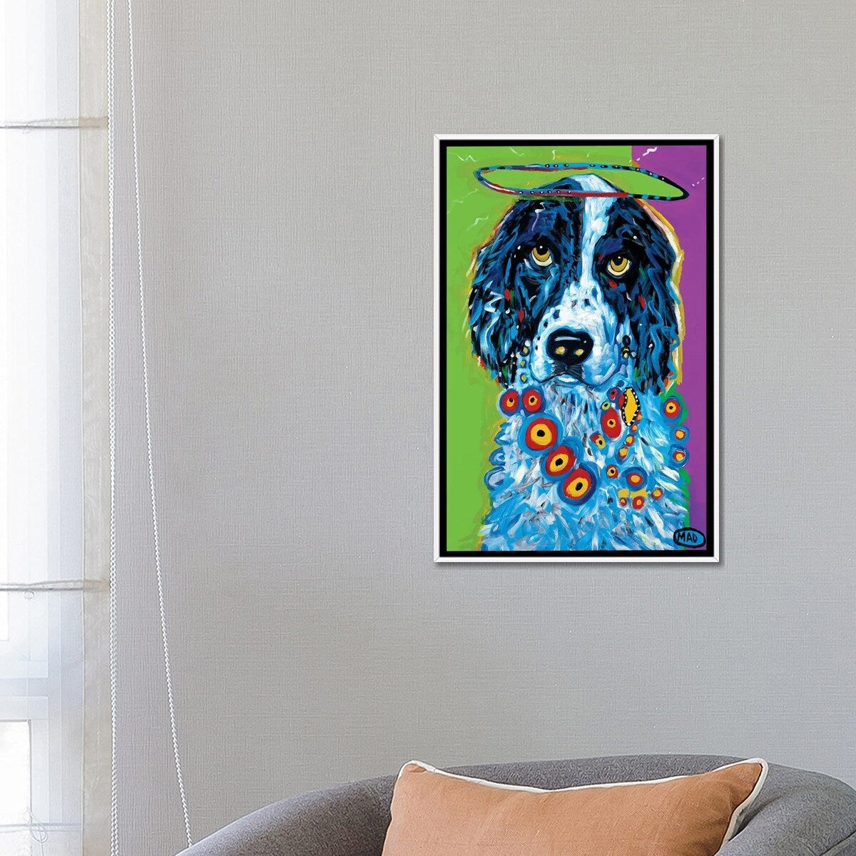 iCanvas "The Saint" by MADdog Art Gallery Framed