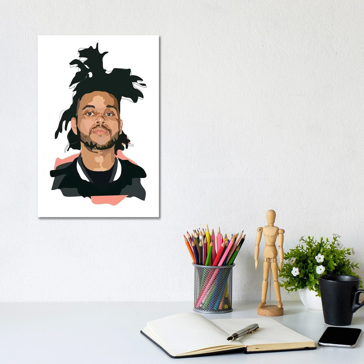 iCanvas "The Weeknd" by Anna Mckay Canvas Print