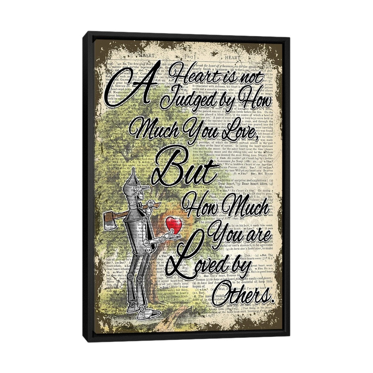 iCanvas "The Wizard Of Oz ''tin Man''" by In the Frame Shop Framed Canvas Print