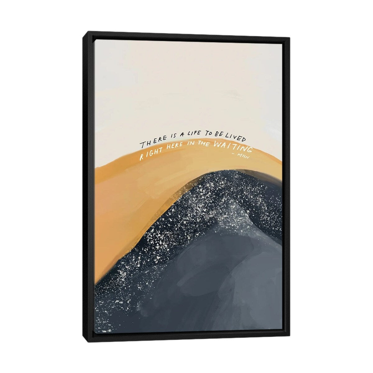 iCanvas "There Is A Life To Be Lived" by Morgan Harper Nichols Framed