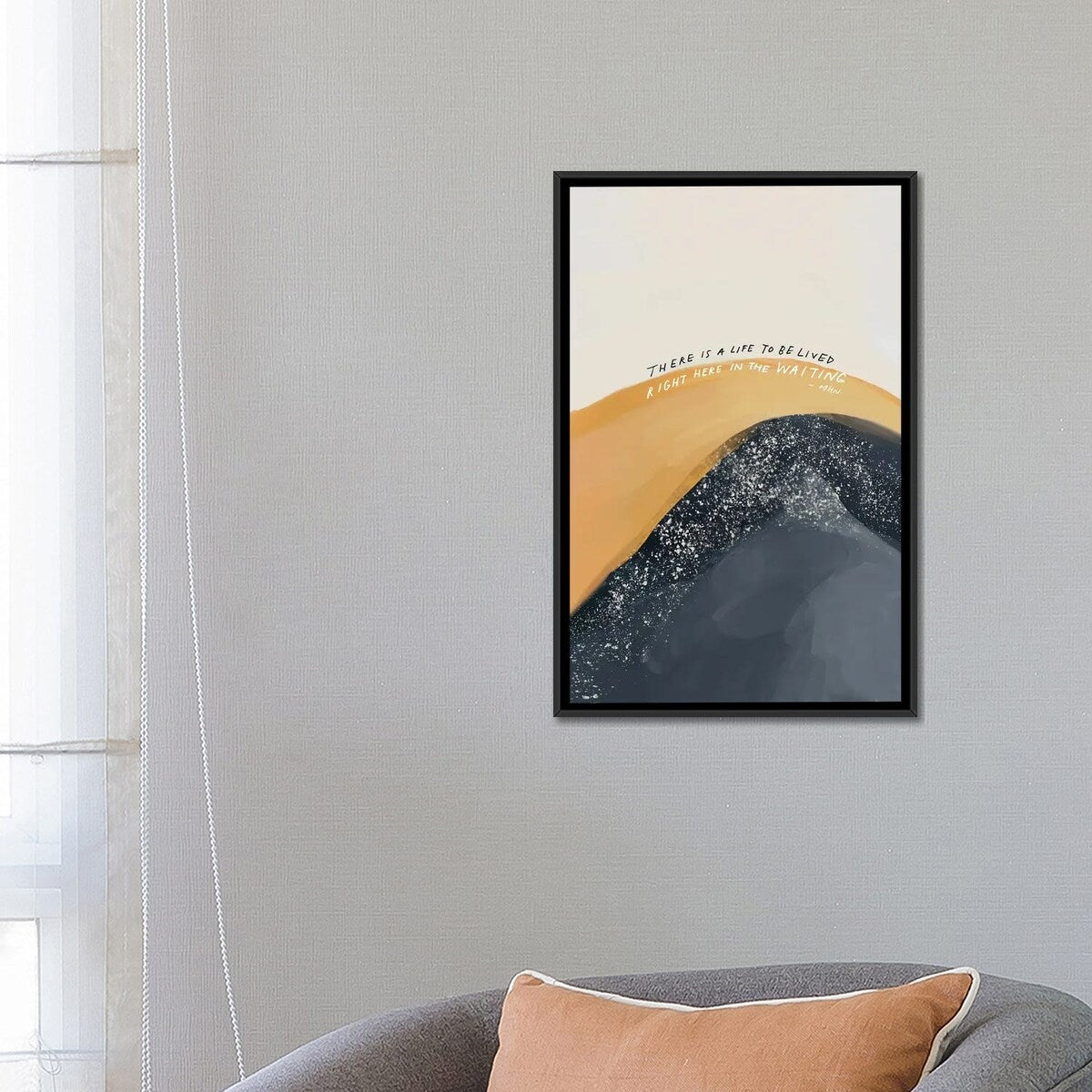 iCanvas "There Is A Life To Be Lived" by Morgan Harper Nichols Framed