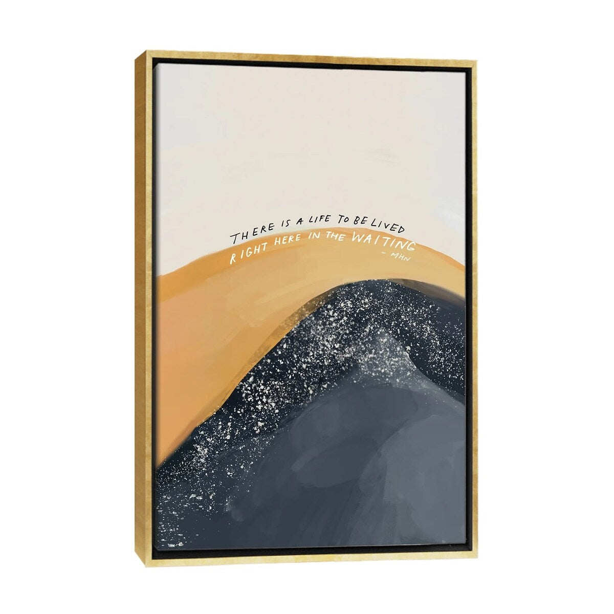 iCanvas "There Is A Life To Be Lived" by Morgan Harper Nichols Framed