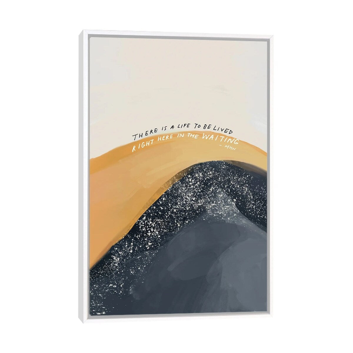 iCanvas "There Is A Life To Be Lived" by Morgan Harper Nichols Framed