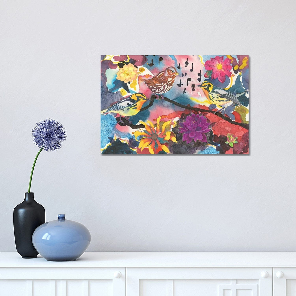 iCanvas "Three Little Birds" by Carissa Luminess Canvas Print