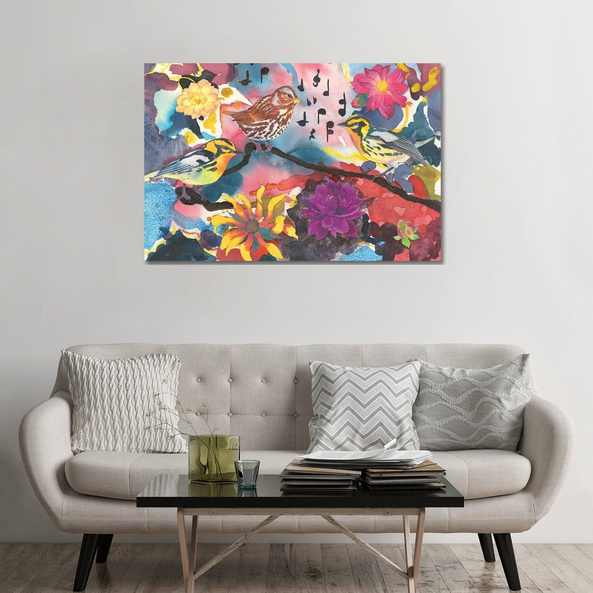 iCanvas "Three Little Birds" by Carissa Luminess Canvas Print