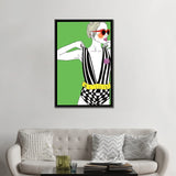 iCanvas "To Tight And Too Overdressed" by Ana Sneeringer Framed Canvas Print