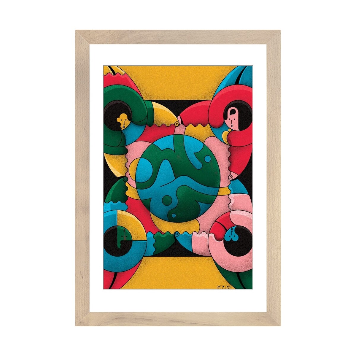 iCanvas "Together" by John Battalgazi