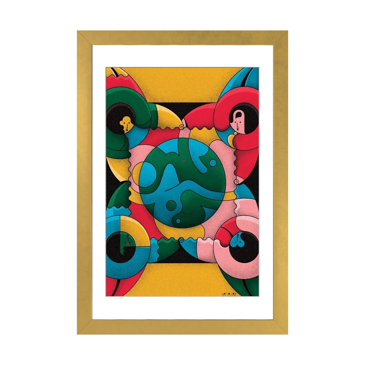 iCanvas "Together" by John Battalgazi