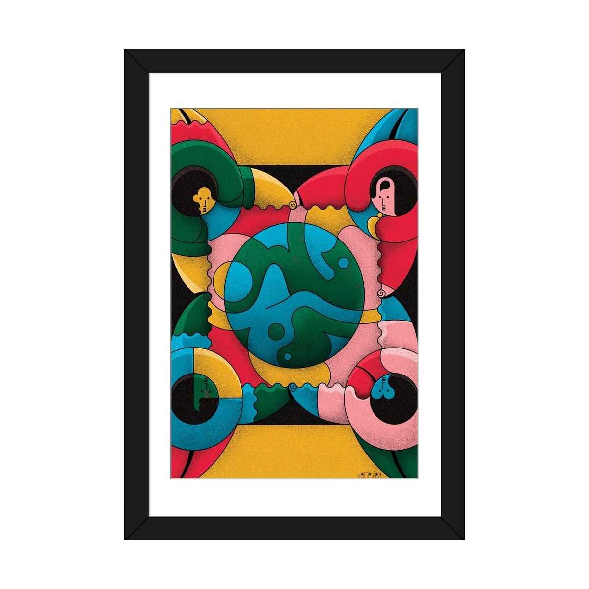 iCanvas "Together" by John Battalgazi