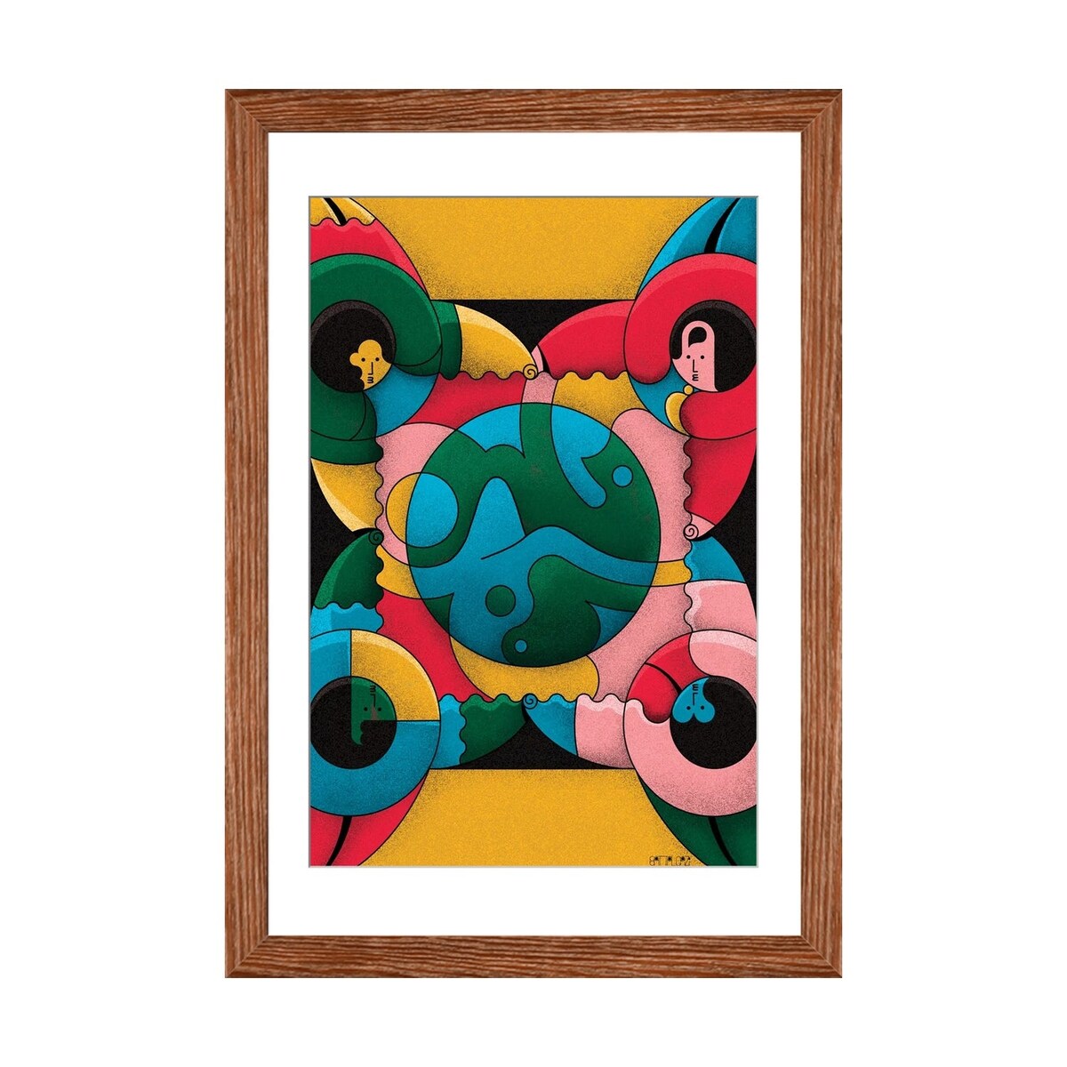 iCanvas "Together" by John Battalgazi
