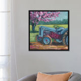 iCanvas "Tractor Spring" by Marnie Bourque Framed Canvas Print