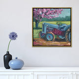 iCanvas "Tractor Spring" by Marnie Bourque Framed Canvas Print