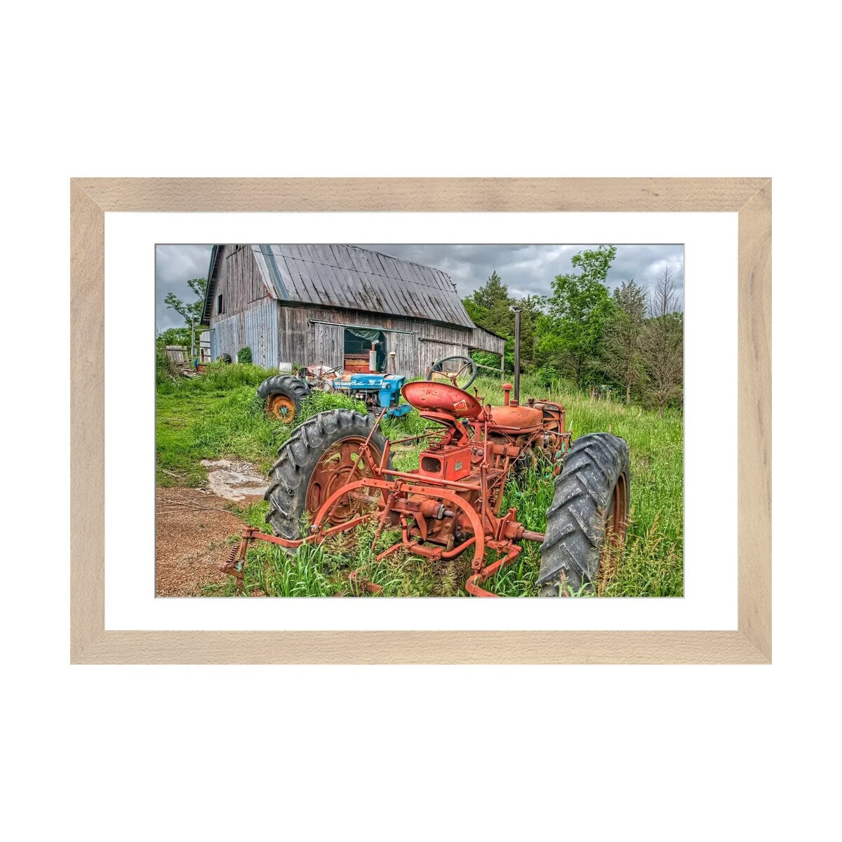 iCanvas "Tractors in Weeds" by Bob Rouse