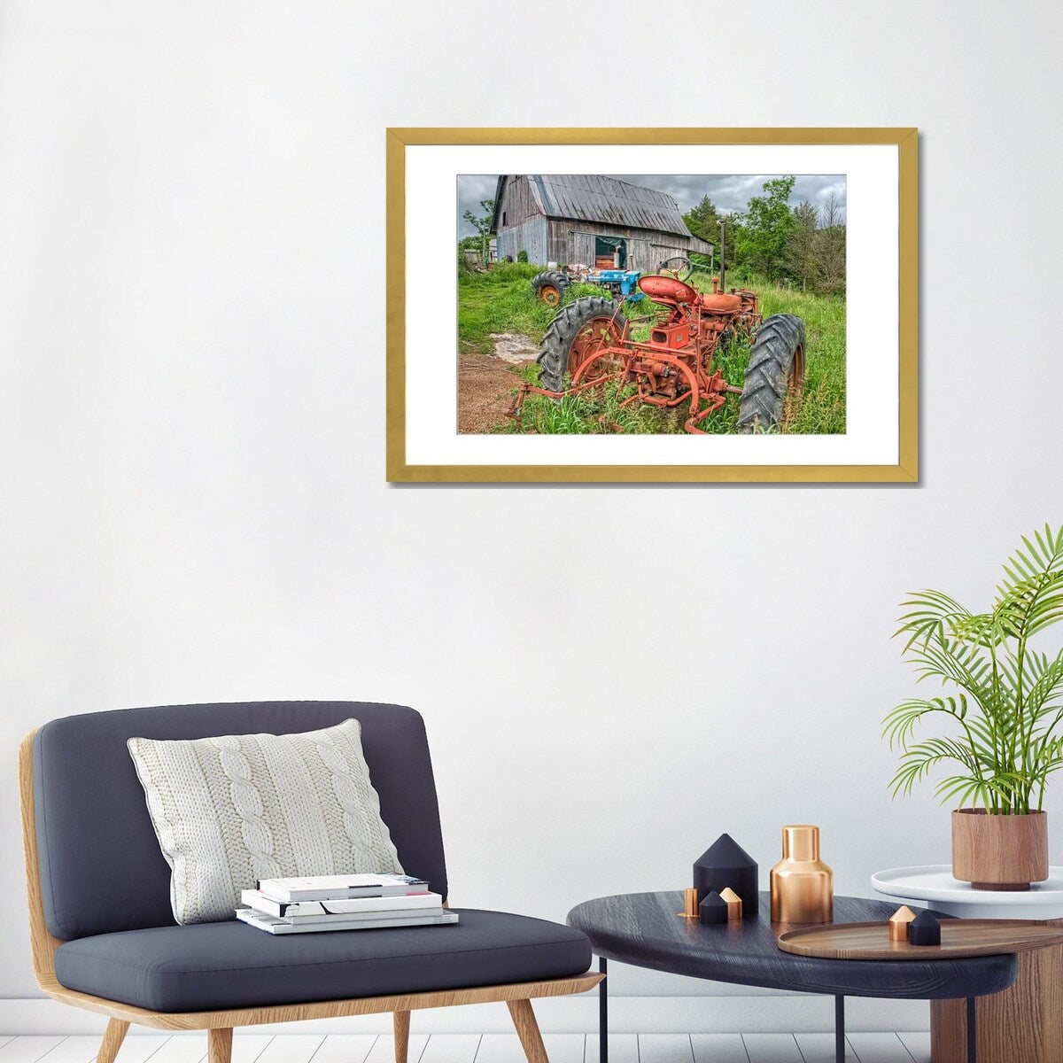 iCanvas "Tractors in Weeds" by Bob Rouse