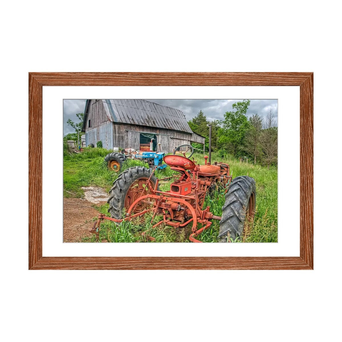 iCanvas "Tractors in Weeds" by Bob Rouse