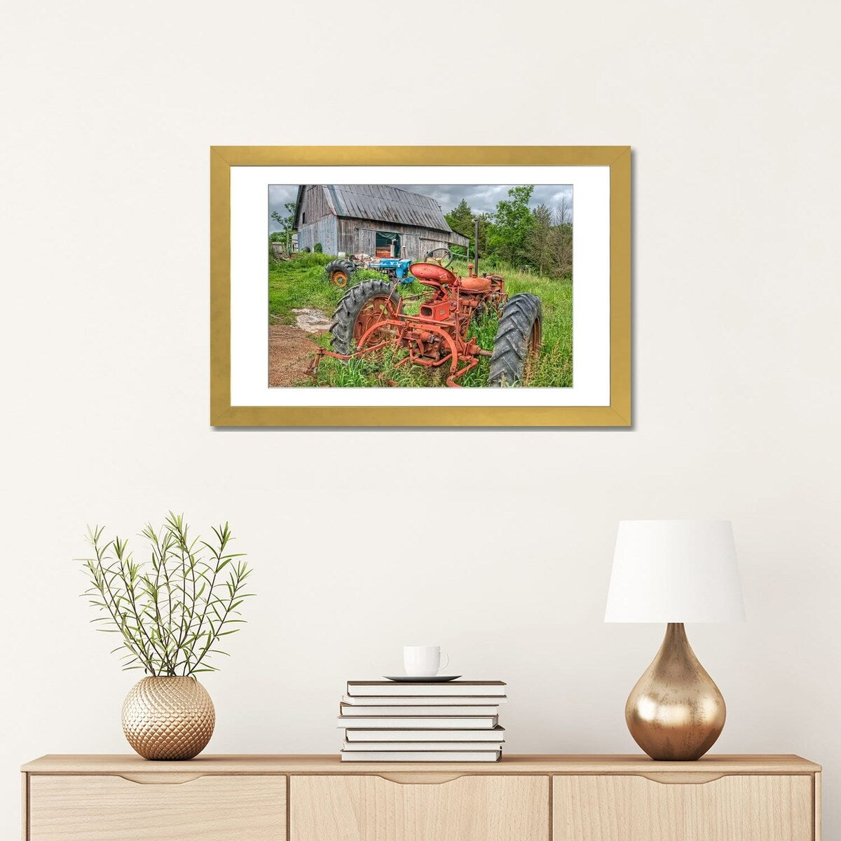 iCanvas "Tractors in Weeds" by Bob Rouse