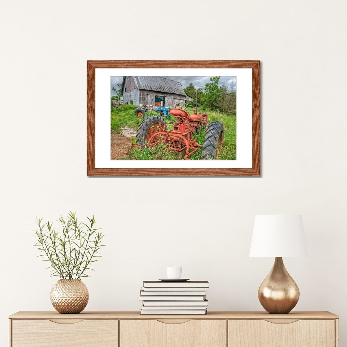 iCanvas "Tractors in Weeds" by Bob Rouse