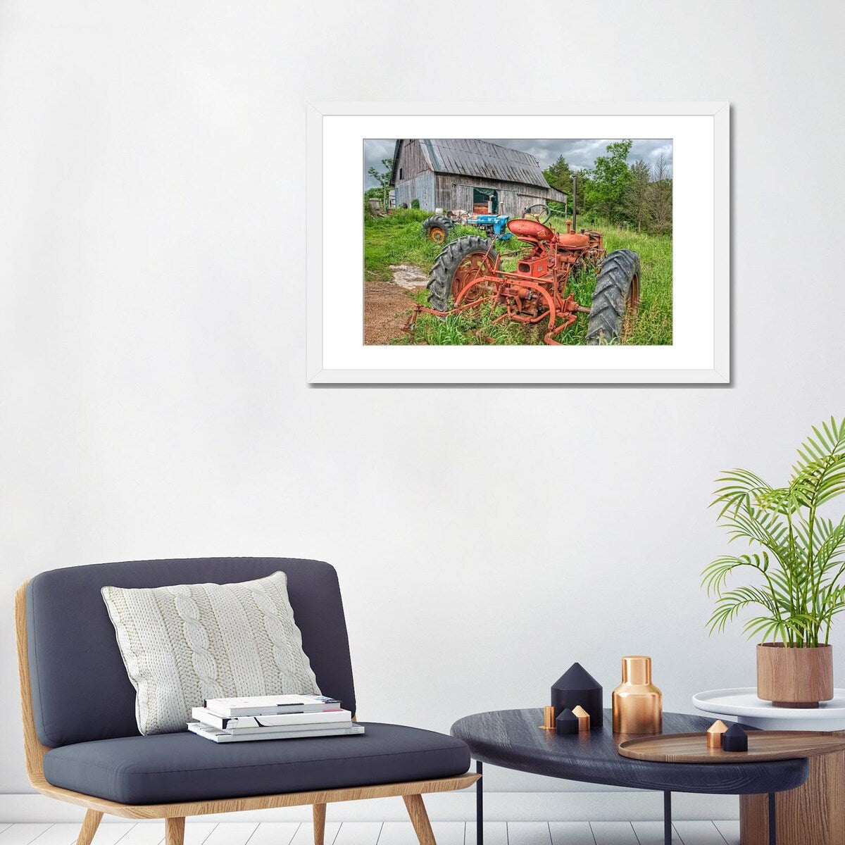 iCanvas "Tractors in Weeds" by Bob Rouse
