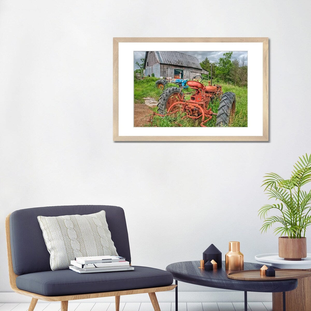 iCanvas "Tractors in Weeds" by Bob Rouse