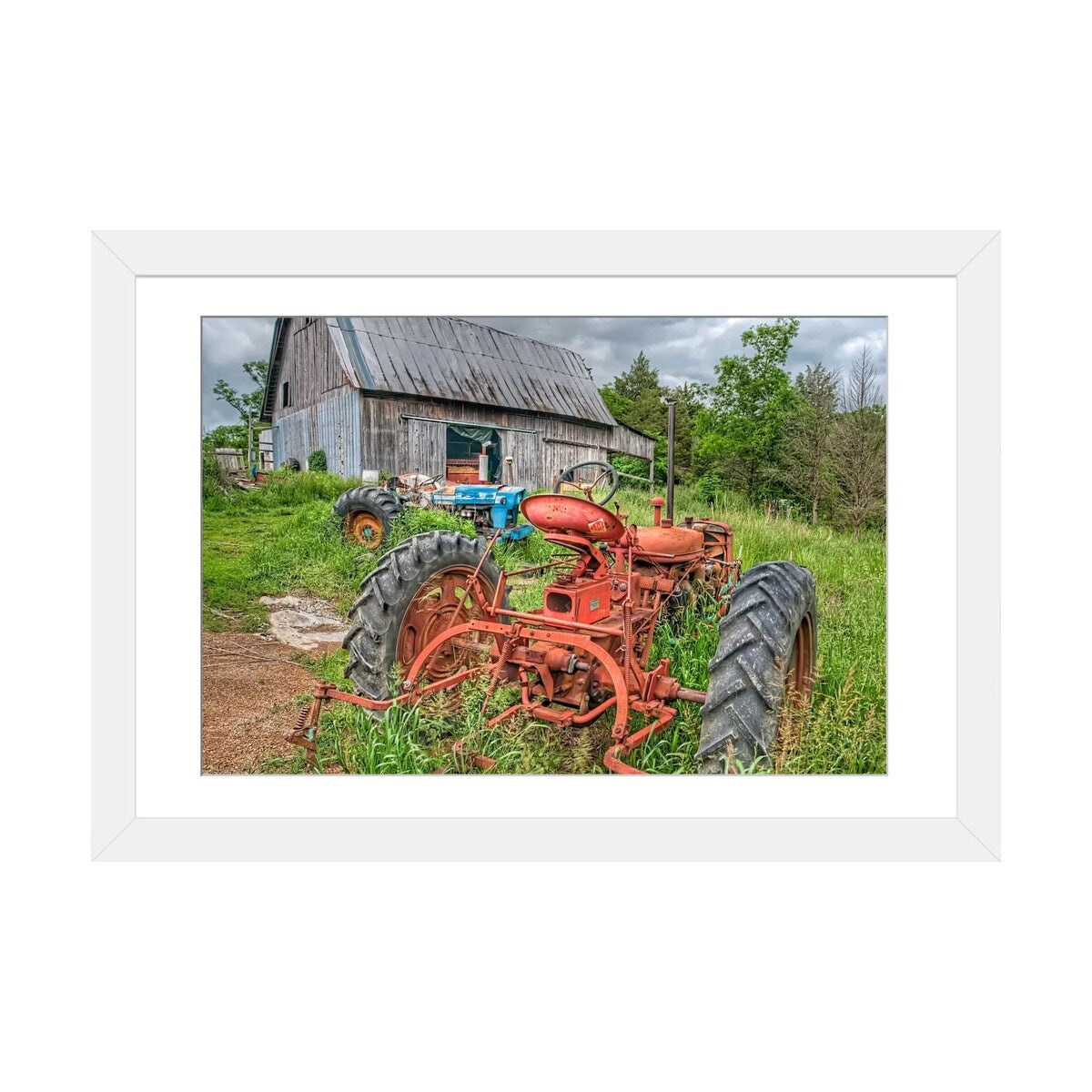 iCanvas "Tractors in Weeds" by Bob Rouse