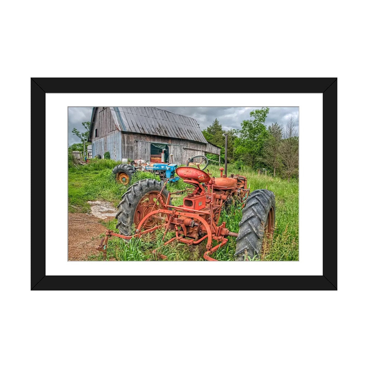 iCanvas "Tractors in Weeds" by Bob Rouse