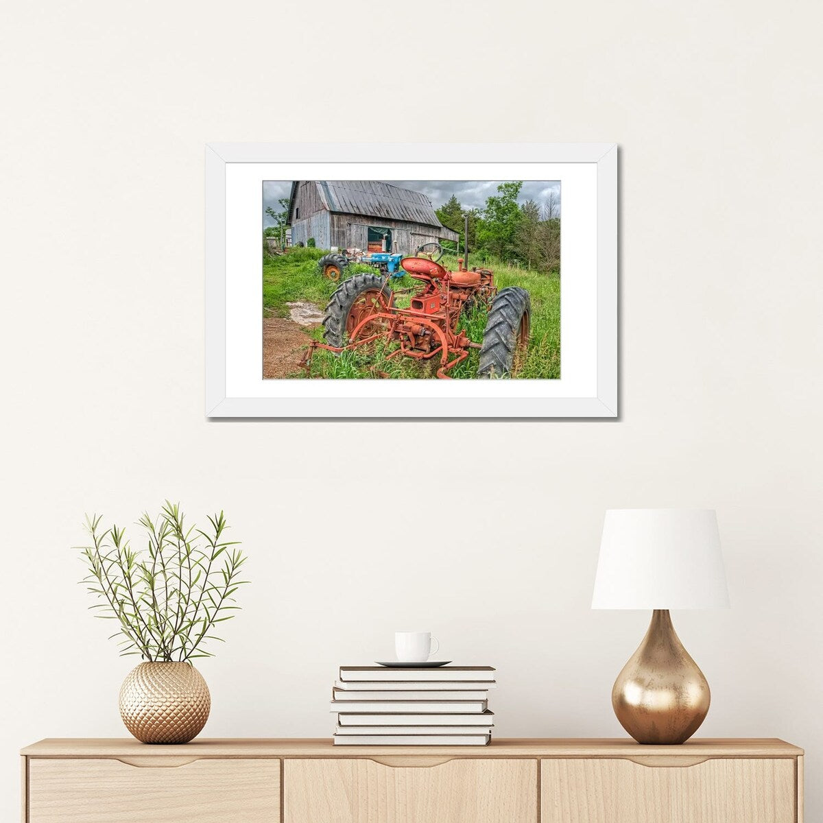 iCanvas "Tractors in Weeds" by Bob Rouse