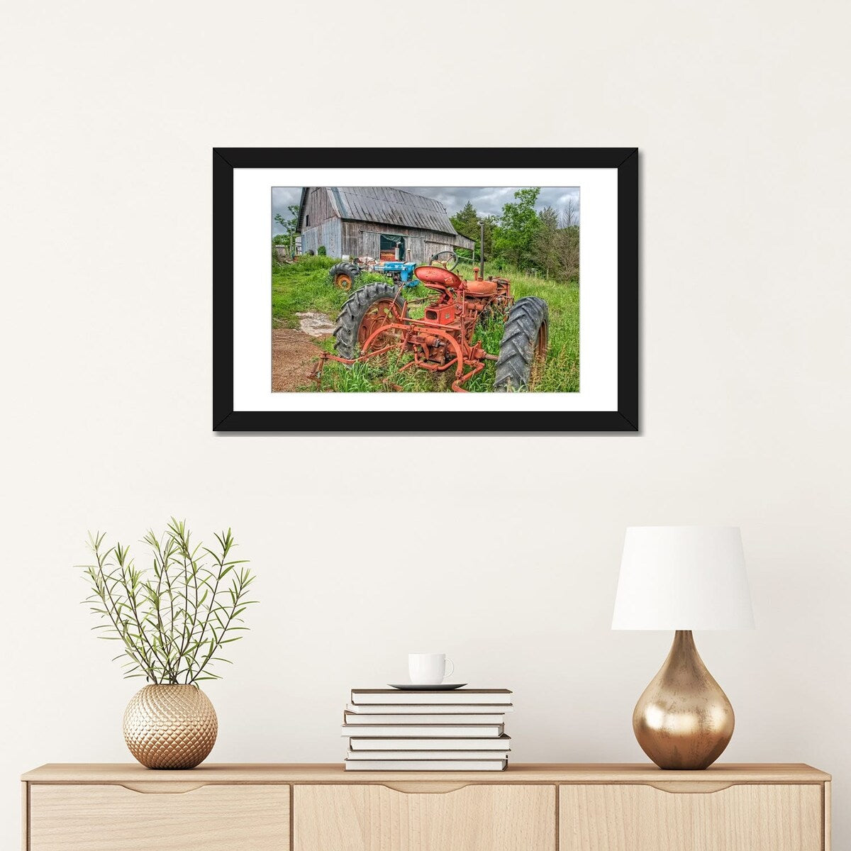 iCanvas "Tractors in Weeds" by Bob Rouse