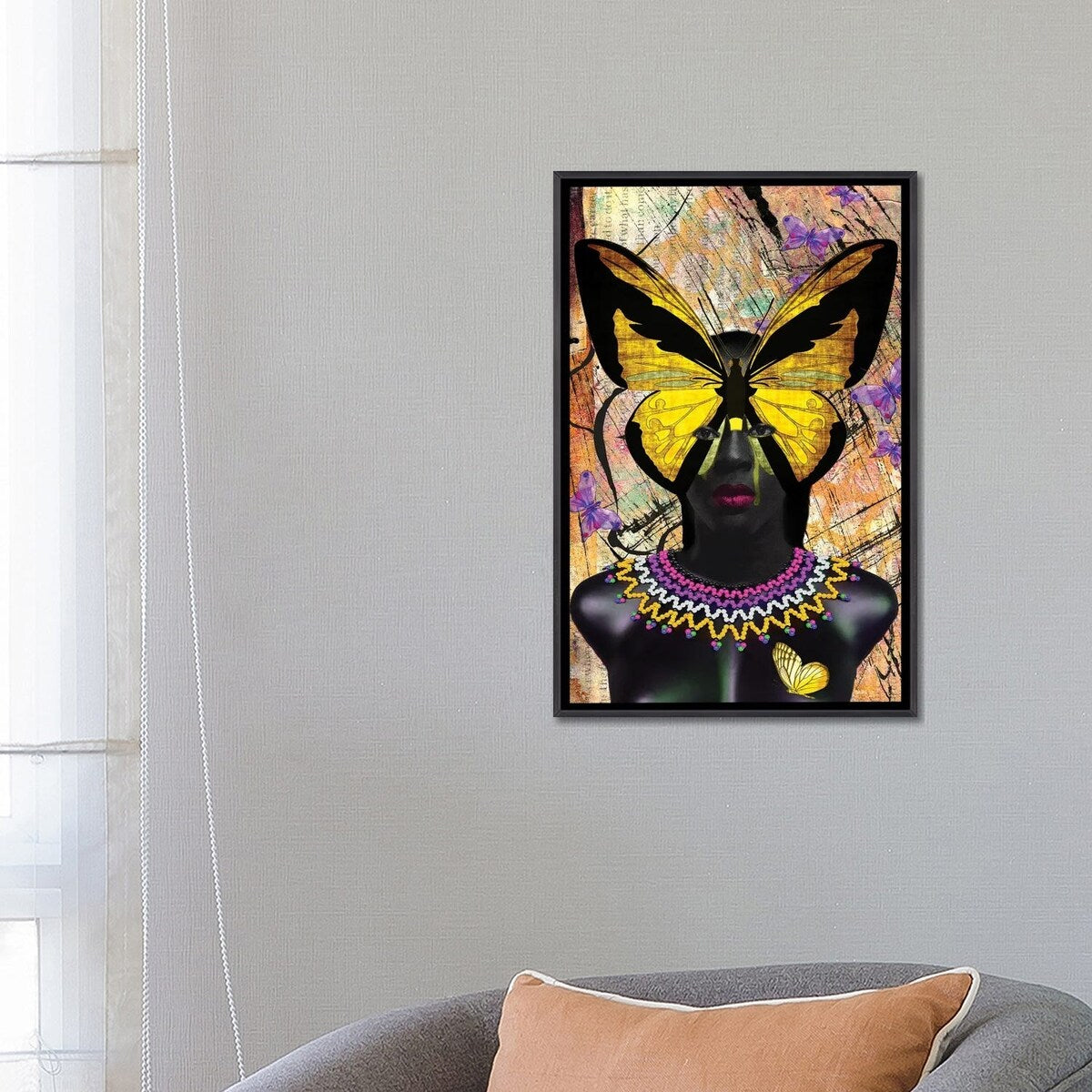 iCanvas "Transformation I" by Yvonne Coleman Burney Framed