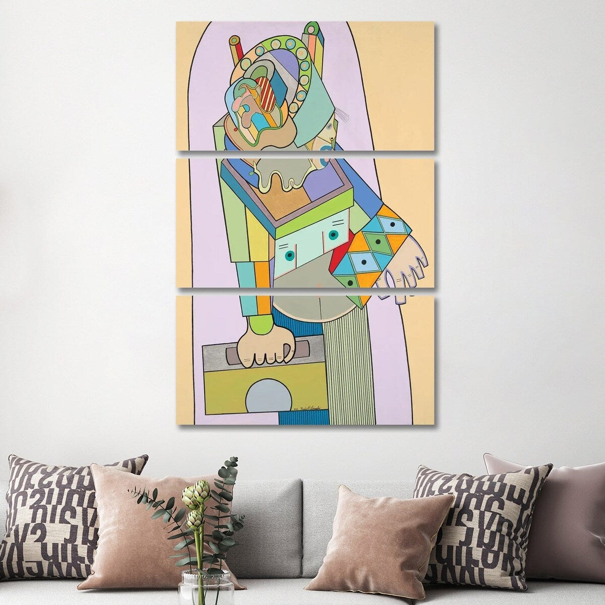 iCanvas "Travelling On" by Ruchell Alexander 3-Piece Canvas Wall Art Set