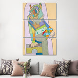 iCanvas "Travelling On" by Ruchell Alexander 3-Piece Canvas Wall Art Set