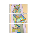 iCanvas "Travelling On" by Ruchell Alexander 3-Piece Canvas Wall Art Set
