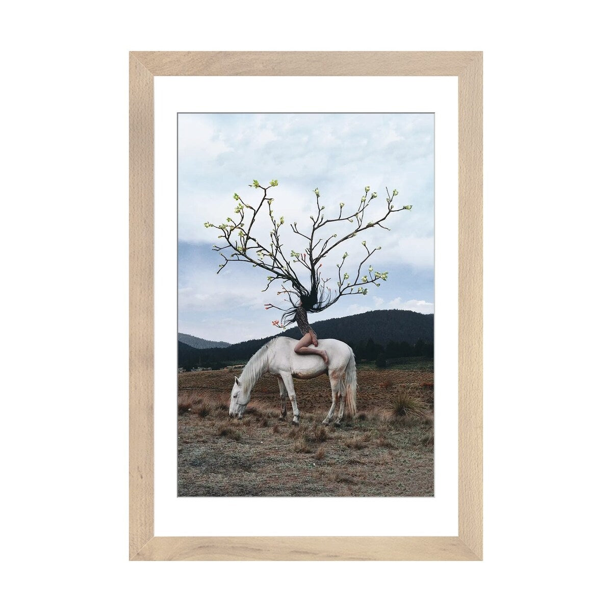 iCanvas "Tree-Hair Girl" by Gabriel Avram