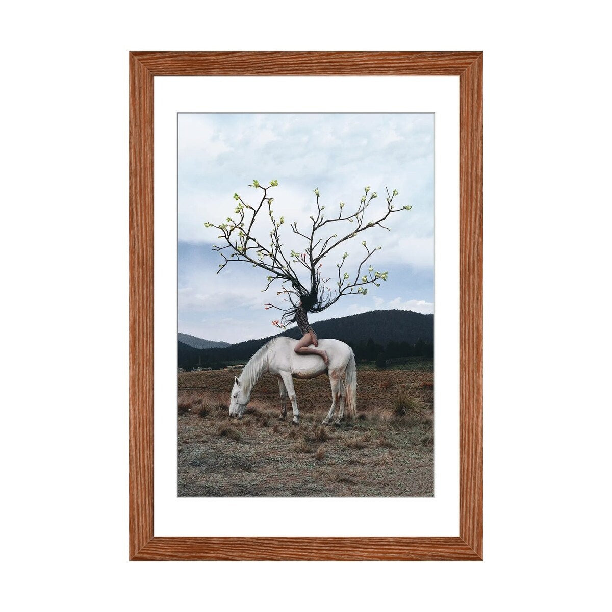 iCanvas "Tree-Hair Girl" by Gabriel Avram