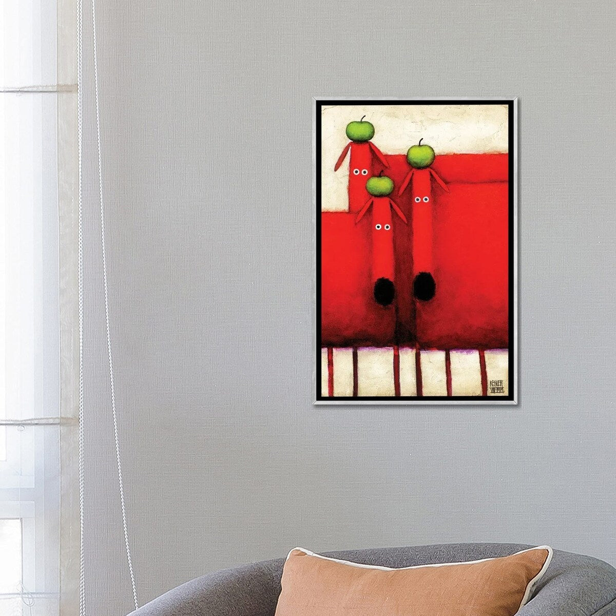 iCanvas "Tres Amigos Art" by Daniel Patrick Kessler Framed