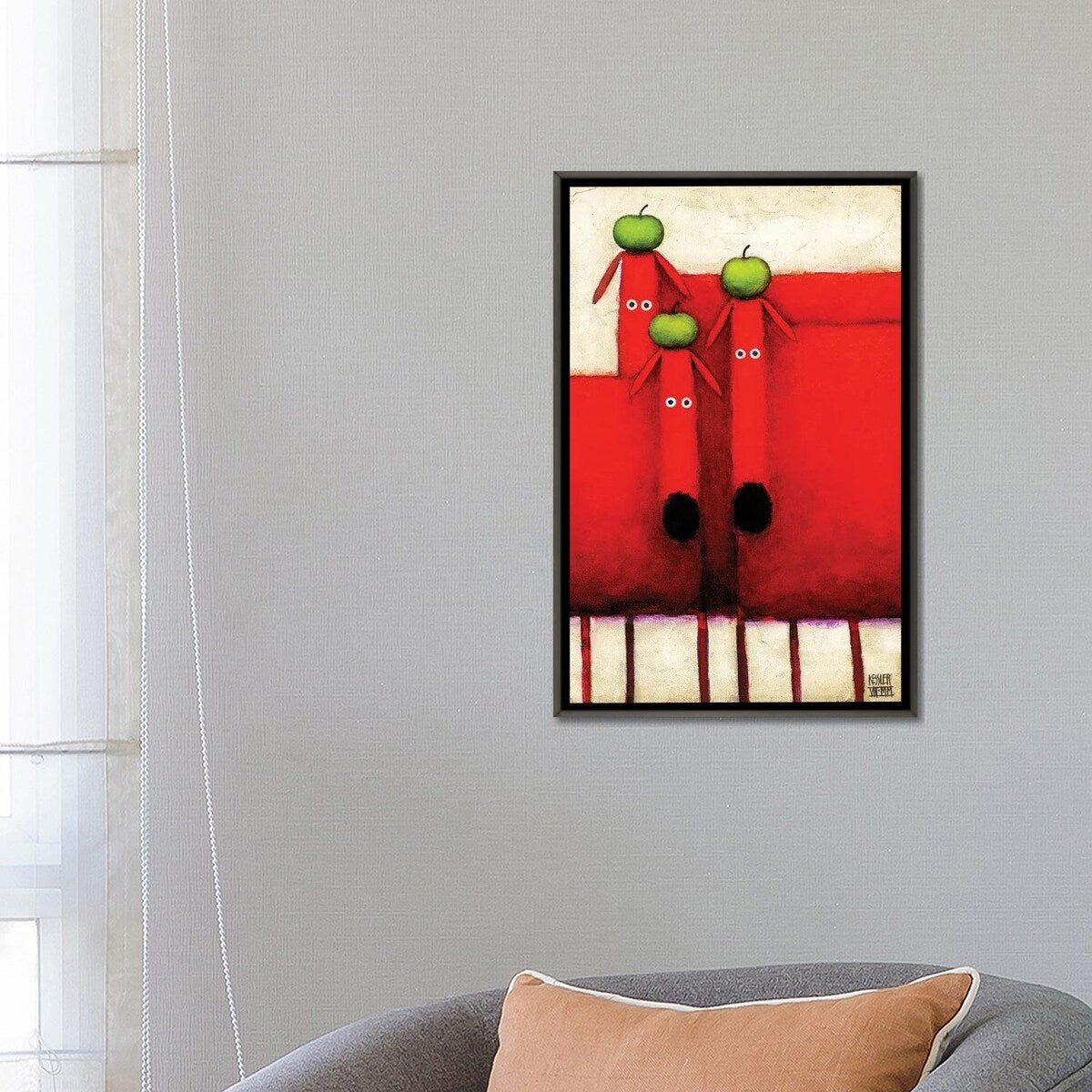 iCanvas "Tres Amigos Art" by Daniel Patrick Kessler Framed