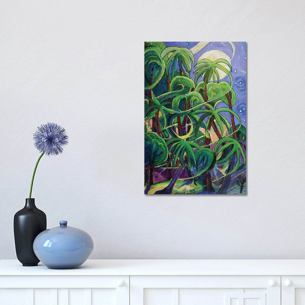 iCanvas "Tropical Moonlight III" by James O'Connell Canvas Print