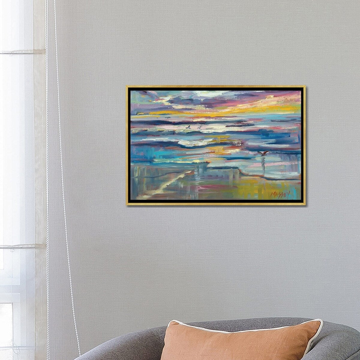 iCanvas "Twilight Waters" by Marie Massey Framed